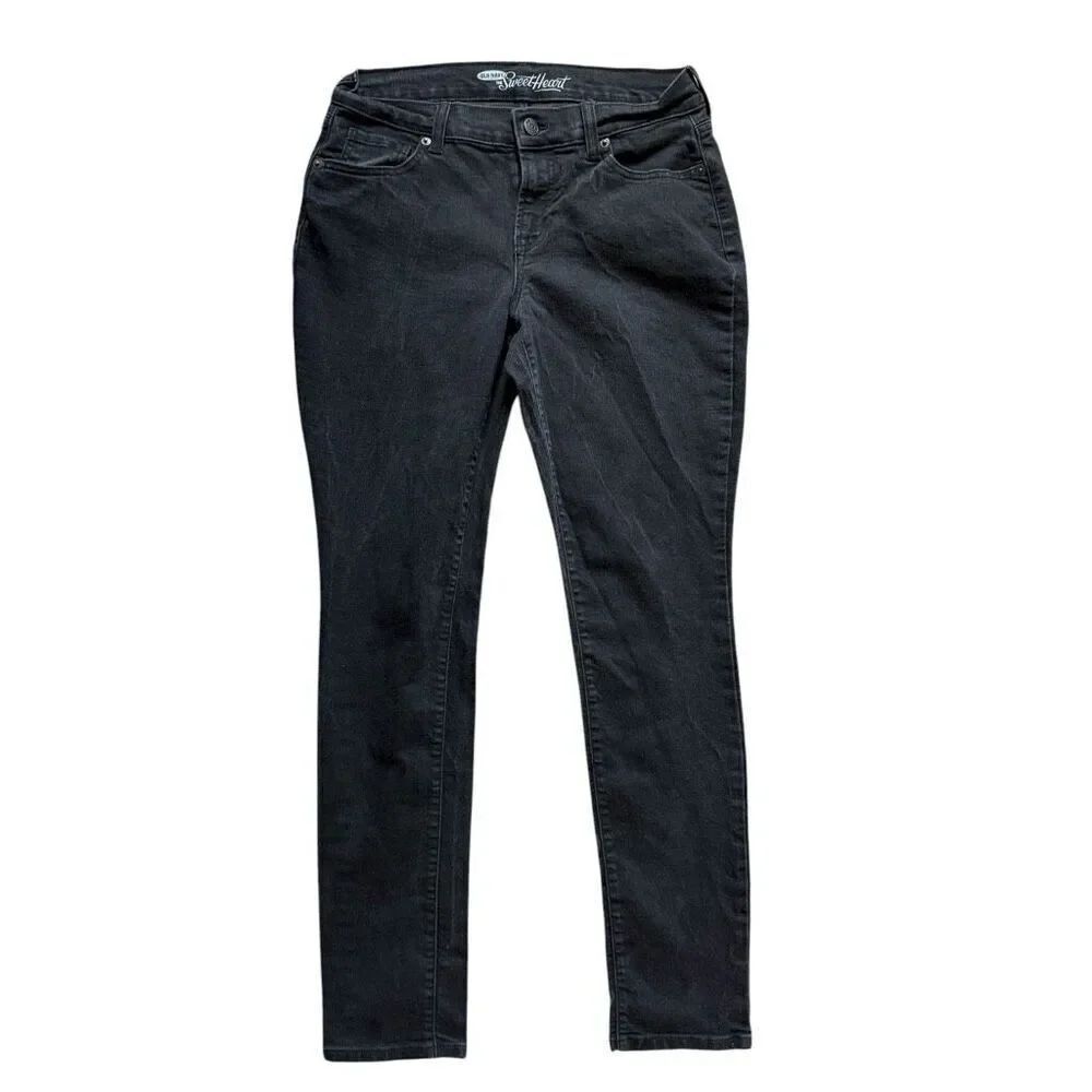 Womens Old Navy Sweetheart Black Jack Rinse Skinny Jeans - Sz 6